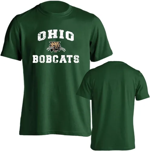 Vista 17 de Sport Your Gear NCAA Camiseta de manga corta retro con licencia oficial de aspecto desgastado para el día del juego, camiseta de espíritu deportivo