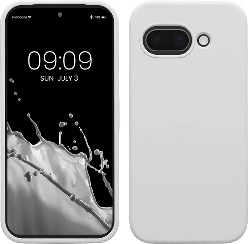 Vista 294 de kwmobile Funda Compatible con Google Pixel 6 Pro - Funda de Teléfono de Silicona TPU con Acabado Suave - Azul Caribe