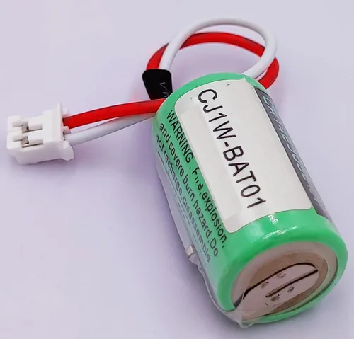 Vista 2 de (20 piezas) 3V CJ1W-BAT01 Batería de iones de litio PLC CP1H CP1L CR14250SE-R Batería de litio desechable con enchufe