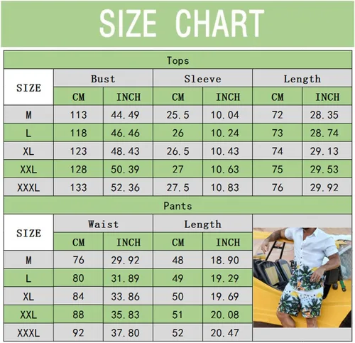 Vista 5 de Conjunto de 2 piezas para hombre con estilo casual hawaiano para verano, camisetas sin mangas, camisetas de playa y juegos de fotos con bolsillos