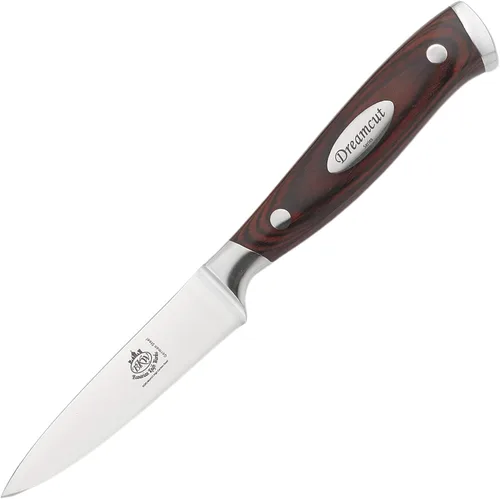 Vista 5 de Bavarian Knife Works - Cuchillo de chef de alta calidad de 10 pulgadas, afilado, hecho de acero alemán, mango ergonómico de madera de Pakkawood