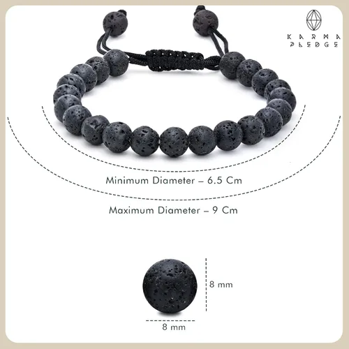 Vista 10 de Pulseras de cristal para mujeres y hombres, regalos de cumpleaños, hechas a mano de 0.236 in con cuentas de piedra para equilibrio de chakras