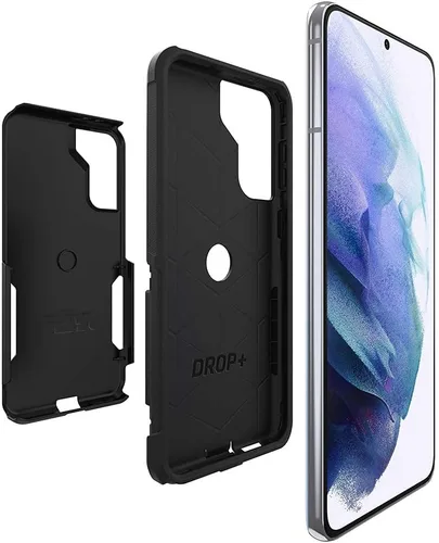 Vista 4 de OtterBox COMMUTER SERIES - Funda para Galaxy S21 Ultra 5G, color negro