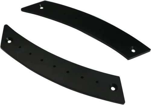 Vista 2 de Juego de manijas para panel de puerta compatible con Beetle 1998-2010 de grado aeronáutico de aluminio negro, 2 manijas con 4 tornillos