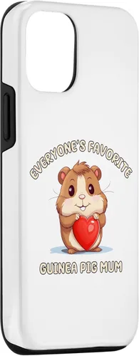 Vista 3 de iPhone 15 Funny Everyone's Favorite Guinea Pig Mum Mom Case