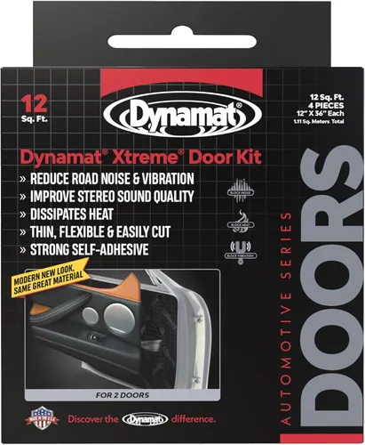 Vista 12 de Dynamat Xtreme Paquete a granel de aislamiento de sonido para auto 10455 – Amortiguación de ruido para piso, puertas, paneles, capó o maletero