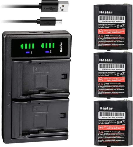Vista 6 de Kastar Cargador de batería dual inteligente para Motorola ULFRS4002A ULFRS-4002A, TalkAbout EM1000 EM1000R EM1020R FV800 FV800R T4800 T4900 T5000