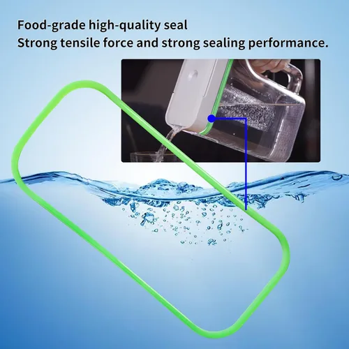 Vista 3 de Anillo de sellado compatible con el depósito de agua del refrigerador Samsung DA97-17395A (verde)