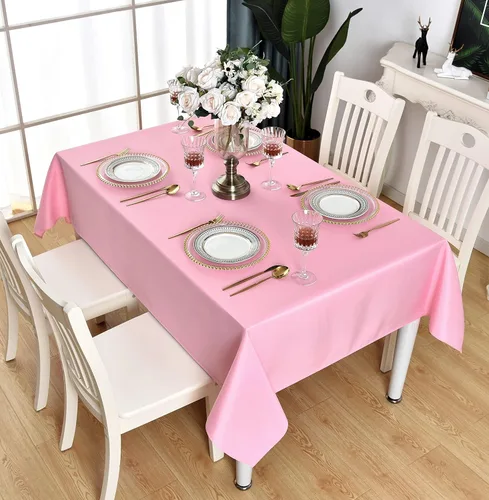 Vista 33 de Mantel Cuadrado Verde Manzana Impermeable Resistente a las Manchas Sin Arrugas Mantel de Mesa de Poliéster 210GSM Limpiable Cubierta de Mesa
