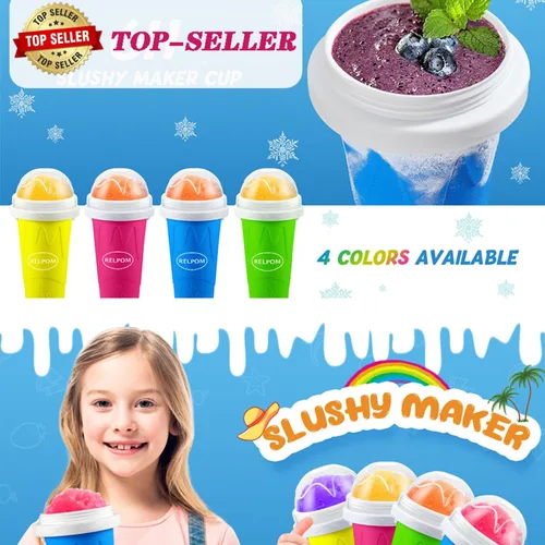 Vista 6 de RELPOM Taza para granizar, divertidas tazas para hacer granizados, artículos geniales para cosas, regalos de elefante blanco, regalos de fiesta