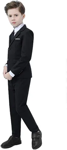 Vista 2 de Yavakoor - Conjunto completo de traje formal de boda para niños