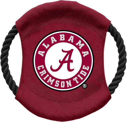 Vista 4 de Littlearth NCAA Unisex NCAA Sock Monkey and Flying Disc Pet Toy Combo Set