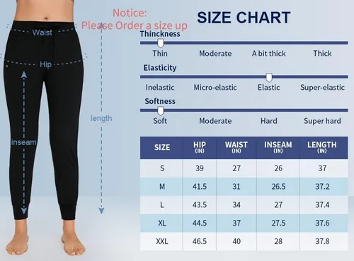 Vista 6 de PATTERN HOUR Pantalones deportivos para mujer con bolsillos, pantalones deportivos para mujer, pantalones suaves para yoga, entrenamiento, correr