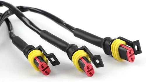 Vista 4 de Raptor Conversion Grill Grille Cable de mazo de cables para F-150 F150 W/F&R/LED