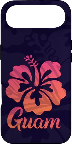 Vista 27 de Guam Hibiscus Flower Hafa Adai Guamanian Island Pride Case for iPhone 17