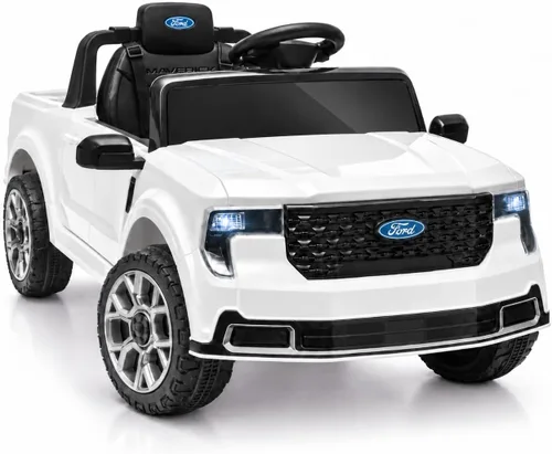 Vista 12 de Camión pickup Ford Maverick Lariat 24V con licencia 2026 para niños Rosa flamenco
