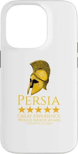 Vista 17 de iPhone 16 Alexander The Great - Persia - Ancient Greek History Meme Case