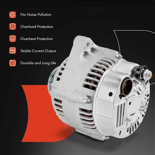 Vista 6 de A-Premium Alternador compatible con Jaguar XJ6 1993-1997, XJR 1995-1997, XJS 1995-1996, Vanden Plas 1993-1997, 4.0L, 12V 120A polea de 5 ranuras