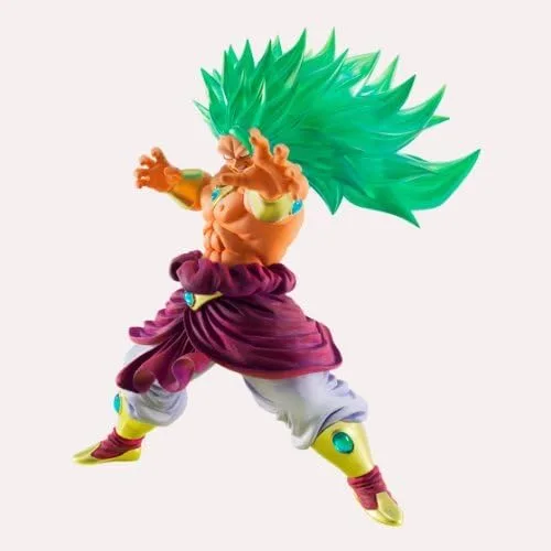 Vista 3 de Dragon Ball Kai Hybrid Grade Super Saiyan 3 Broly Exclusiva Figura de 6.6 pulgadas