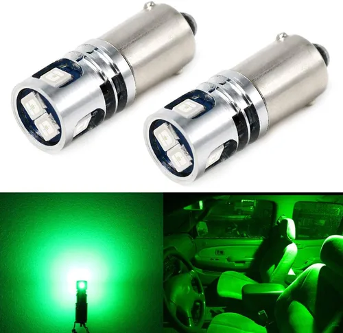 Vista 12 de PHINLION BA9S 1889 bombilla LED amarilla ámbar súper brillante 53 57 1895 3893 12929 T4W H5W H10W 12V bombillas LED no polarizadas para lectura