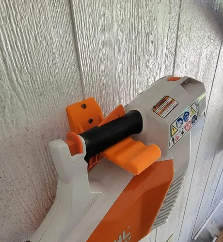 Vista 3 de Soporte de pared universal para soplador de hojas (compatible con sopladores eléctricos Stihl)