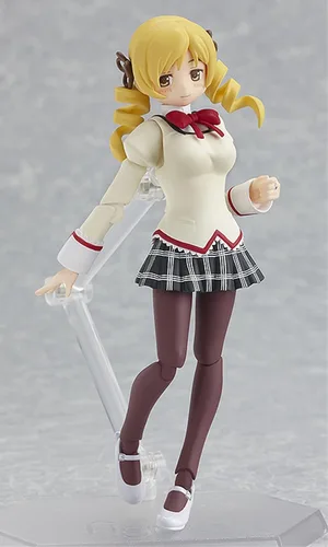Vista 2 de Good Smile Puella Magi Madoka Magica: Mami Tomoe "Uniforme escolar" Figma figura de acción