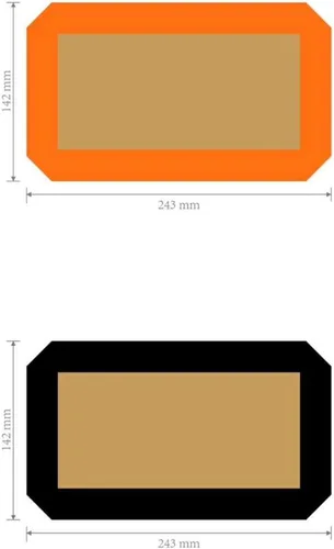 Vista 2 de Forros de silicona para Ninja ST100 y ST101 Foodi 2 en 1 tostadora abatible, reutilizable, fácil de limpiar, impermeable, resistente al calor, juego