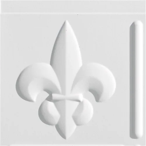 Vista 10 de FASÄDE Fleur-de-lis - Panel decorativo de vinilo decorativo para salpicaduras de 18 x 24 pulgadas en cobre piedra lunar (paquete de 5)