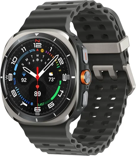 Vista 12 de Samsung Galaxy Watch Ultra (2025) - Reloj inteligente LTE de 1.850 in, carcasa de titanio, entrenamiento avanzado del sueño, entrenador de correr
