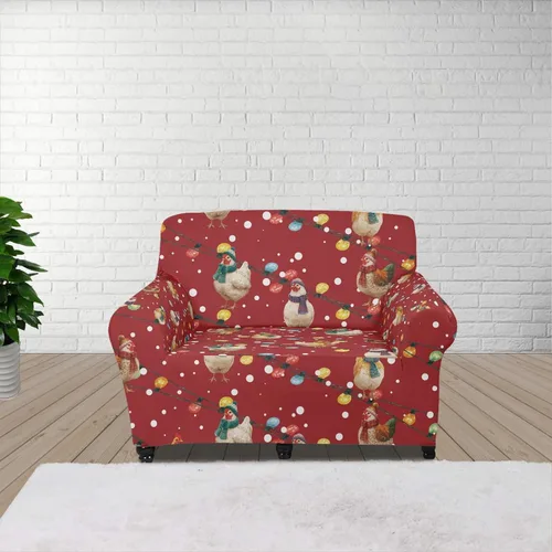 Vista 115 de Horeset Fundas elásticas para sofá con diseño de flores otoñales, lavables para sofá de 2 cojines, funda protectora para mascotas y perros