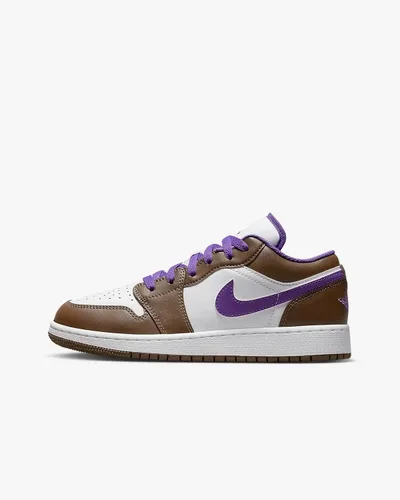 Vista 2 de Jordan Air 1 Low - Tenis para hombre, PalominoWild Berry-blanco