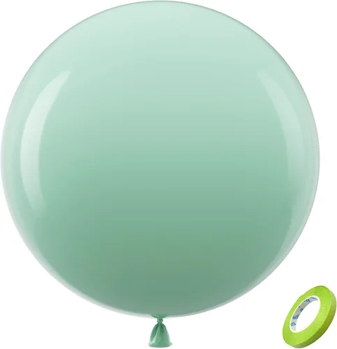 Vista 232 de Bezente - Globos redondos de látex cromado metálico plateado para helio, paquete de 100 unidades de 12 pulgadas Globos plateados para decoraciones