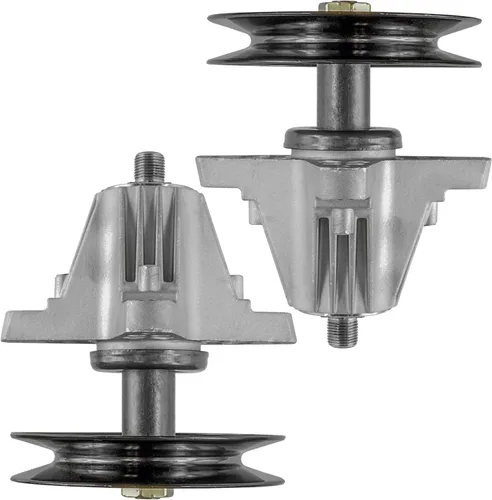 Vista 5 de Caltric Conjunto de 2 husillos de 54 pulgadas para cubierta compatible con Cub Cadet RZT-S54 RZTS54 2014 2015 2016 2017