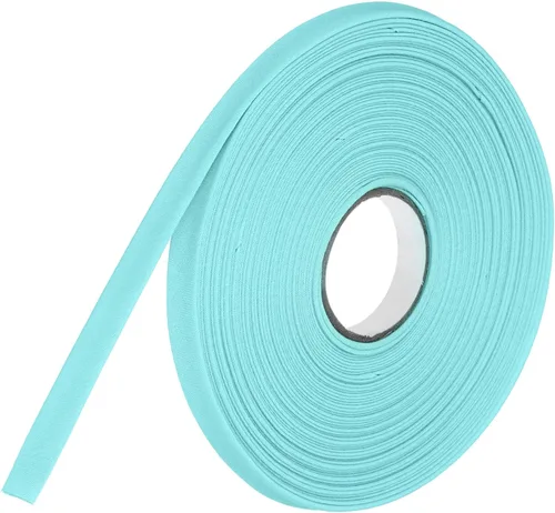Vista 190 de MECCANIXITY Cinta al bies de doble pliegue de 1 pulgada, cinta al bies de poliéster continua a granel para coser, costura, acolchado, dobladillo