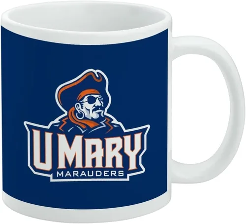 Vista 353 de Taza de cerámica con el logotipo principal de la Universidad Rider, taza de regalo novedosa para café, té y bebidas calientes, 11oz, blanca