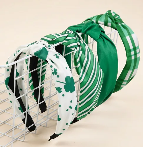 Vista 12 de Huachi Bandas para la cabeza con bandera americana para mujeres, anudadas, accesorios de diadema del 4 de julio para mujeres, banda patriótica