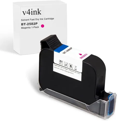 Vista 10 de v4ink Bentsai BT-2581P - Cartucho de tinta cian, 1.4 fl oz, repuesto de tinta de secado rápido para impresora de inyección de tinta portátil