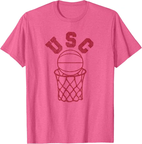 Vista 14 de USC USC Basketball Trojans - Camiseta de aro estilo retro de los años 80