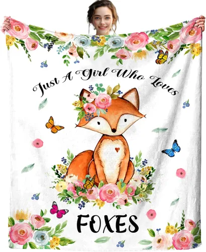 Vista 8 de Manta de franela suave y acogedora con temática de gato para mujeres, niñas, mujeres, adultos, 50 x 40 pulgadas