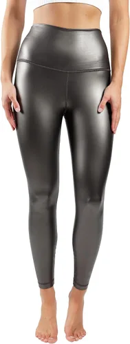 Vista 36 de 90 Degree By Reflex Leggings de cintura alta con forro polar de piel sintética de alto brillo y elástico