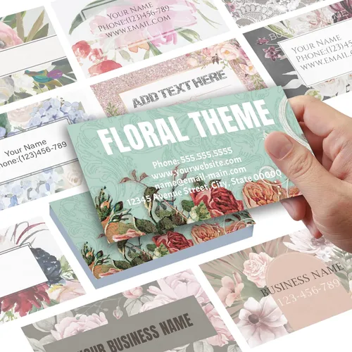 Vista 13 de Tarjetas de presentación personalizadas con plantillas, tarjetas de presentación personalizadas con tu logo, de 3.5 x 2 pulgadas, papel mate