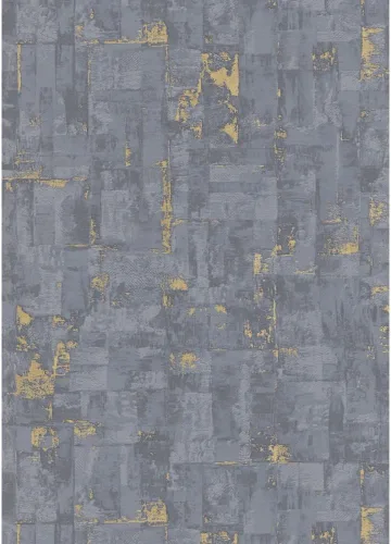 Vista 2 de CONCORD WALLCOVERINGS ™ Papel pintado texturizado pintura geométrica, azul bronce, 21 pulgadas x 33 pies (56 pies cuadrados), 10179-08