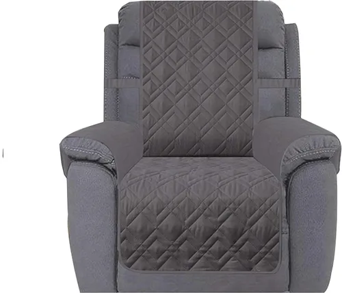 Vista 19 de Ameritex - Funda impermeable y antideslizante para sillón reclinable; funda de silla para perros; protector de muebles ideal para mascotas y niños