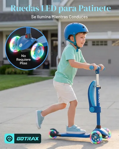 Vista 6 de Gotrax KS3 Kick Scooter with Seat, 3 Wheels for Kids Age 2+, Gifts
