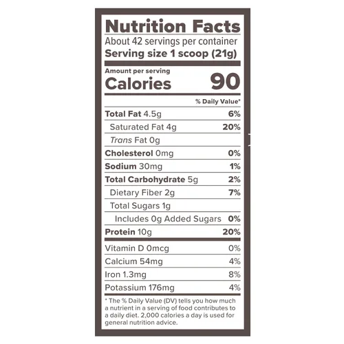 Vista 2 de Primal Kitchen Primal Fuel Proteína en Polvo de Suero de Leche de Chocolate y Coco, Sin Gluten y Sin Soja, 1.94 Libras