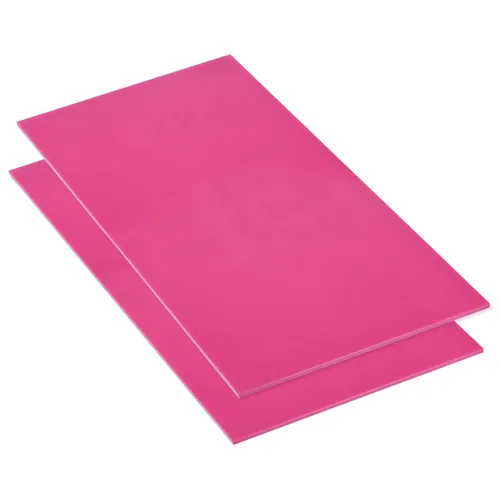Vista 8 de MECCANIXITY PMMA - Hojas acrílicas de color no transparente, 6 x 6 pulgadas, rojo, para vidrio, bricolaje, pintura, manualidades, paquete de 2