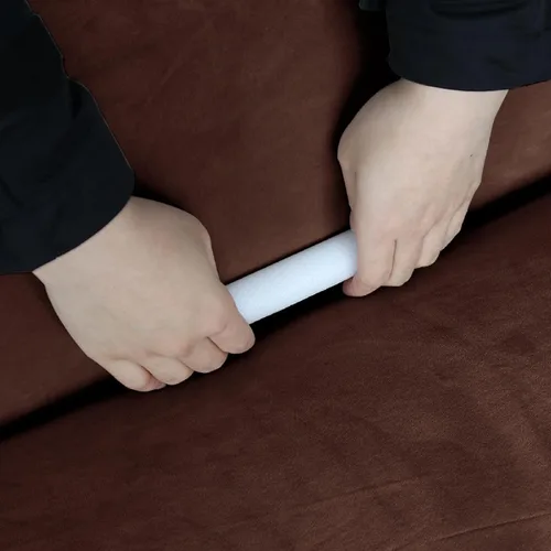 Vista 6 de MINGPINHUIUS Funda elástica de terciopelo para sofá reclinable en la esquina, funda curvada para sofá modular, funda elástica suave para sofá Marrón