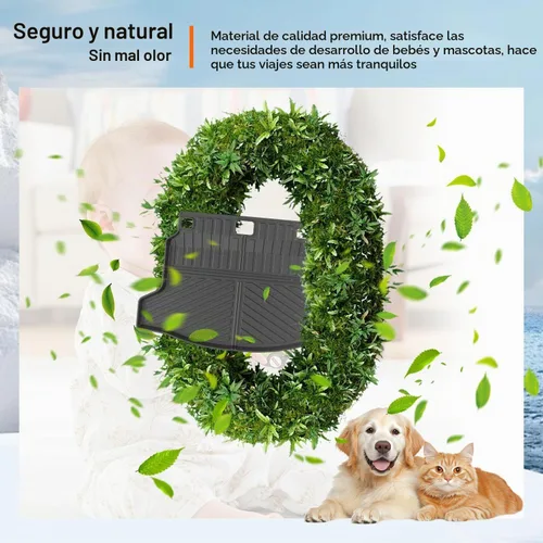 Vista 6 de powoq Alfombrilla de Maletero Compatible con Honda Civic Hatchback 2022-2026 Forro de Carga TPE Forro de Maletero Alfombrilla de Carga Reemplazo