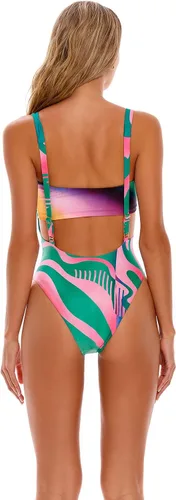 Vista 3 de AGUA BENDITA Swimwear Women's Plume Vini One Piece