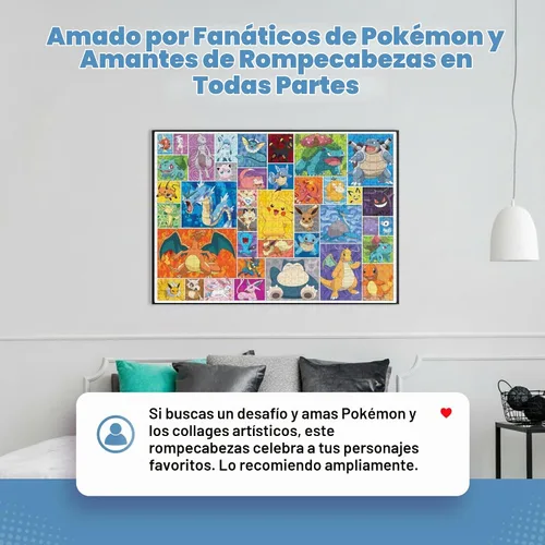 Vista 7 de Buffalo Games - Pokémon - Marcos - Rompecabezas de 1000 piezas para adultos, rompecabezas desafiante, perfecto para noches de juego